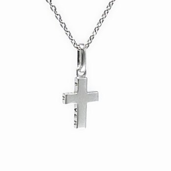 ミニ・クロスペンダント　『FOREVER』刻印入り/シルバー製の画像