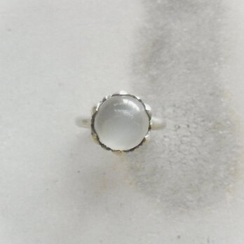 Lotus Flower Ring 　-Moonstone-の画像