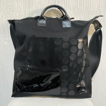 コーデュラナイロンの2wayショルダーバックの画像