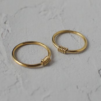 rouler ring　真鍮リングの画像