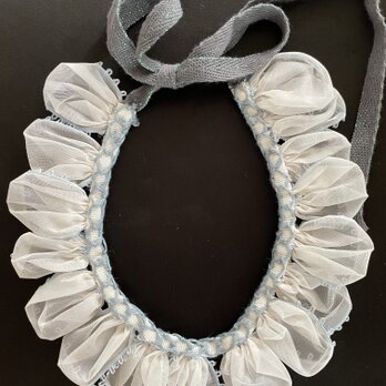 オーガンジーのネックレス