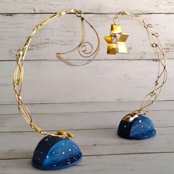 ちょっと小さくなった月と星のブラブⅣ～月と星のセットの画像