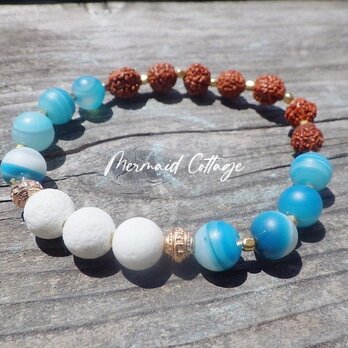 ☆Coastal Aroma Diffuser Ocean Bracelet アロマディフューザーブレスレットの画像