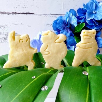 カエルのクッキー型（Let‘s enjoy dancing!)(24)　お菓子作り　製菓用　抜き型　型抜きクッキー型の画像