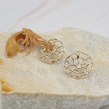 mace pierced earrings -K10YG-の画像