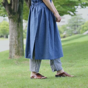 かさねパンツ グレーストライプの画像