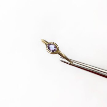 一点もの k18 Color change Spinel リング No.2/受注制作の画像