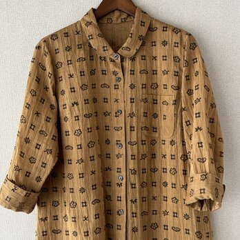 小千谷縮　ブラジャケ　新反物からの画像