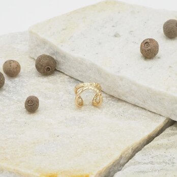 allspice ear cuff -K10YG-の画像