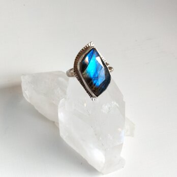 labradorite  silver ringの画像