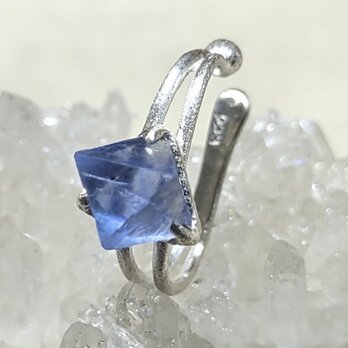 ブルーフローライト＊925イヤーカフ