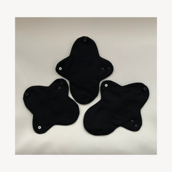 シンプルな 、布ナプキン｜ ブラック