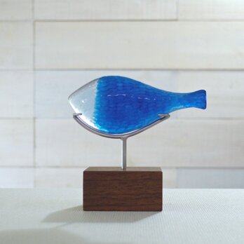 魚のオブジェ［碧］の画像