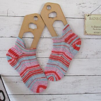 　冷え取りソックス Lana Grossa Meilenweit Cotone Vegano Frutti 8208の画像