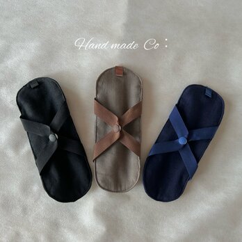 Choose！シンプルガーゼライナー 3セット: :ダークの画像