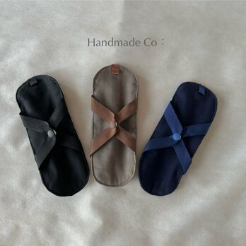 Choose！シンプルガーゼライナー 3セット: :ダーク