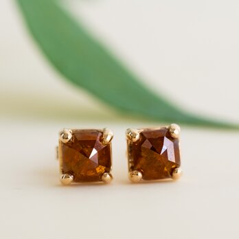 Caramel Diamond ピアスの画像