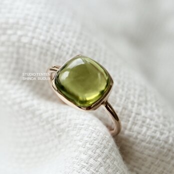 K10[夏摘みoliveのperidot]ringの画像