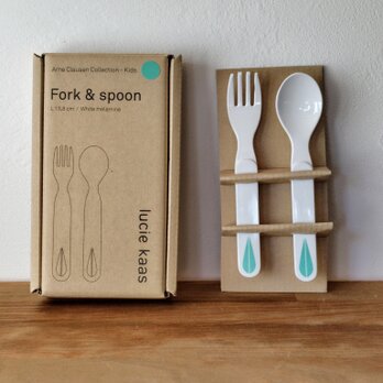 Lucie Kaas/Lotus/Fork&Spoon/メラミン製/ライムカラーの画像