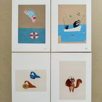 g 両面印刷　絵柄8種セットの画像