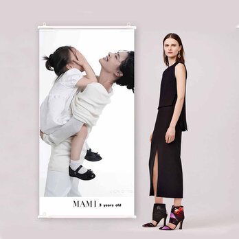 親子でタペストリーに　送料無料　タペストリー　900×1800　雑貨　ポスター　アート　アートポスター　3094の画像
