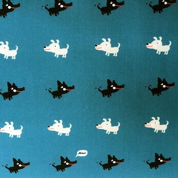 ドイツ CP社 オーガニックコットン ドッグ ティールブルー 犬【 20cm単位切り売り】の画像