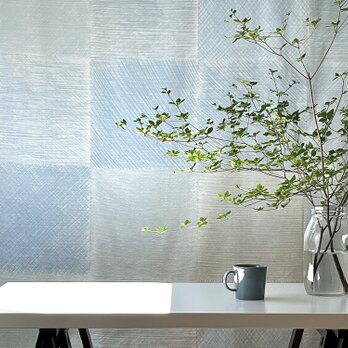 【marimekko】石本藤雄 MAISEMA・ヴィンテージ  カーテン A（220cm） ・マリメッコ 布 ファブリックの画像