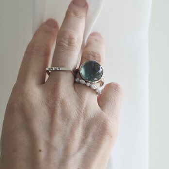 K10WG[人魚のmoss aquamarine]ringmossの画像