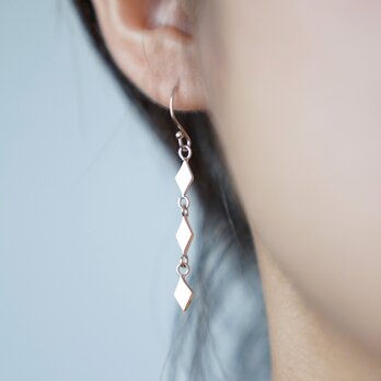 <Herz> Hanging Herz Pierced Earring / SV925の画像