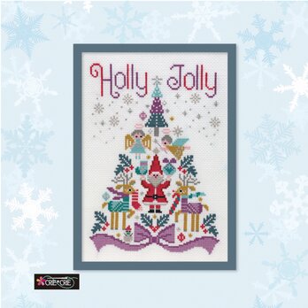 クロスステッチキット★Holly Jolly Christmas（ホーリー・ジョリー・クリスマス）No.700の画像