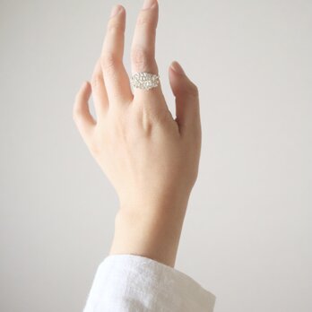 leaf ring [ france vintage ]の画像