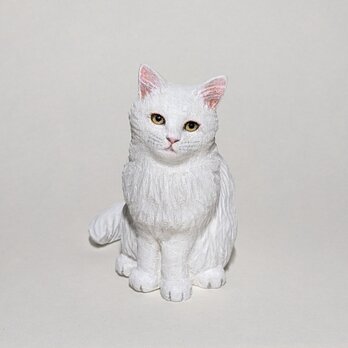 参考作品✽木彫り猫〈オーダーメイド〉の画像