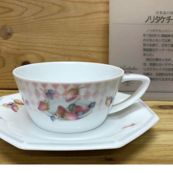 ◆新品◆ノリタケカップ&ソーサー6客組 カップ約12.4cm×約9.9cm×約4.7cm/ソーサー15.2cm×1.8cmの画像