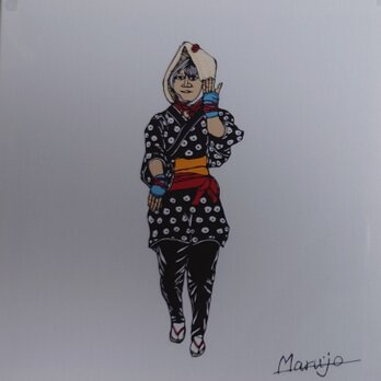 切り絵「雫石よしゃれ」の画像