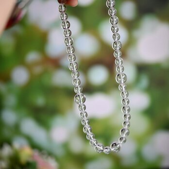 数量限定販売 極上クリスタルクォーツのネックレス　4月誕生石の画像