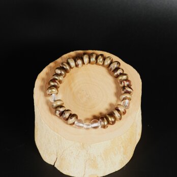Makie Bracelet  Shiro Brass - Hiratama  014　の画像