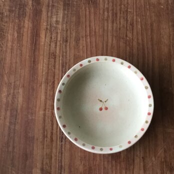 スプーン鉢　さくらんぼ　赤の画像
