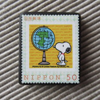 日本　プレミア切手ブローチ9891