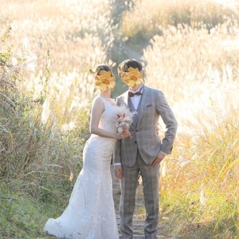 実例写真！ウェディングドレス マーメイドライン 贅沢な総レース 可愛い 結婚式 前撮りの画像
