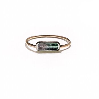 一点もの Bi-color Tourmaline リング No.5/ 受注制作の画像