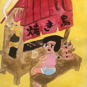 焼き鳥の画像