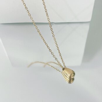 付けっぱなしOK！Tear Drop しずく形 18KGP ステンレス ネックレス【stn01】の画像
