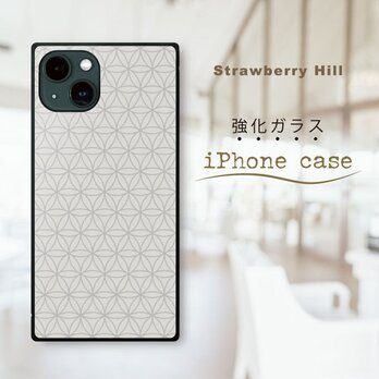 フラワーオブライフ　神聖幾何学模様  強化ガラスケース iPhone ケースの画像