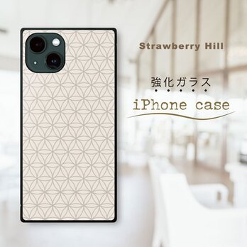フラワーオブライフ　神聖幾何学模様  強化ガラスケース iPhone ケースの画像