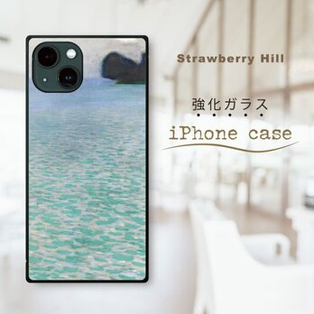 クリムト 強化ガラスケース iPhone ケースの画像