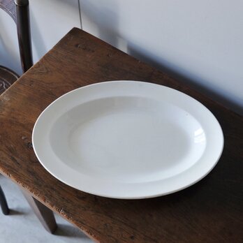 Niederwiller ニーデルヴィレー オーバル皿 楕円皿 深皿 大皿 39.8cm フランス アンティーク