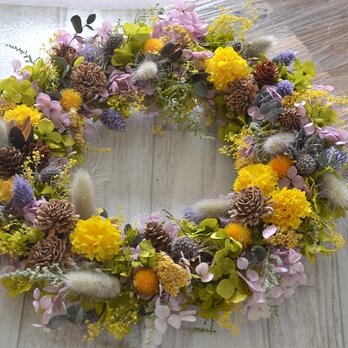 マムのイエローwreathの画像