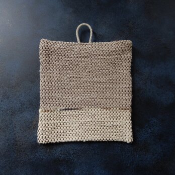 裂き織りのコースター