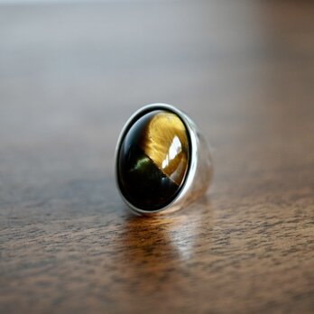 tigers eye ringの画像