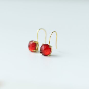 水晶×漆　pierce【秋茜】の画像